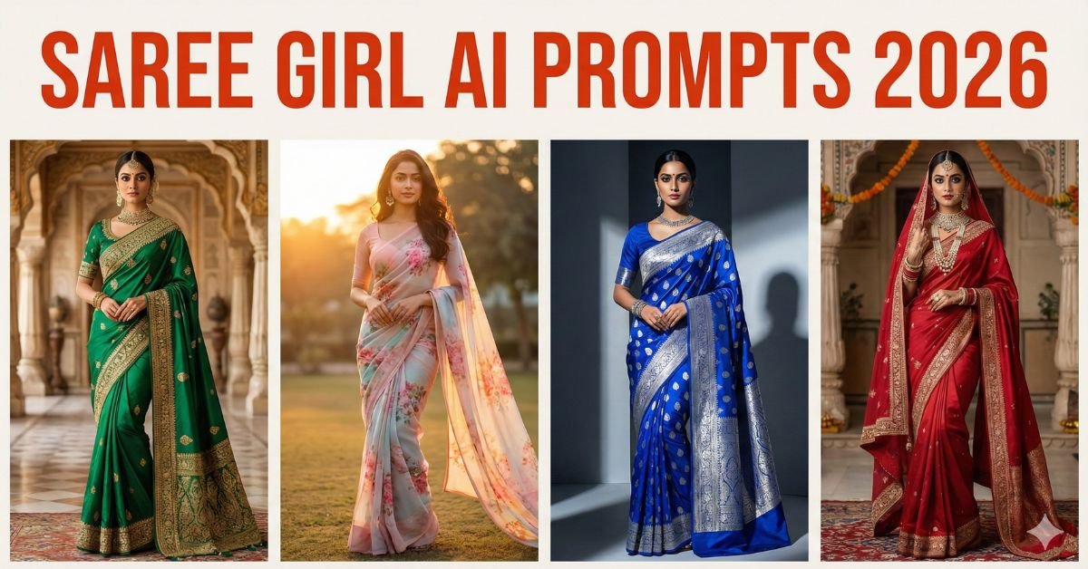 Saree Girl Gemini AI Prompts | Trending Looks prompt 2026
