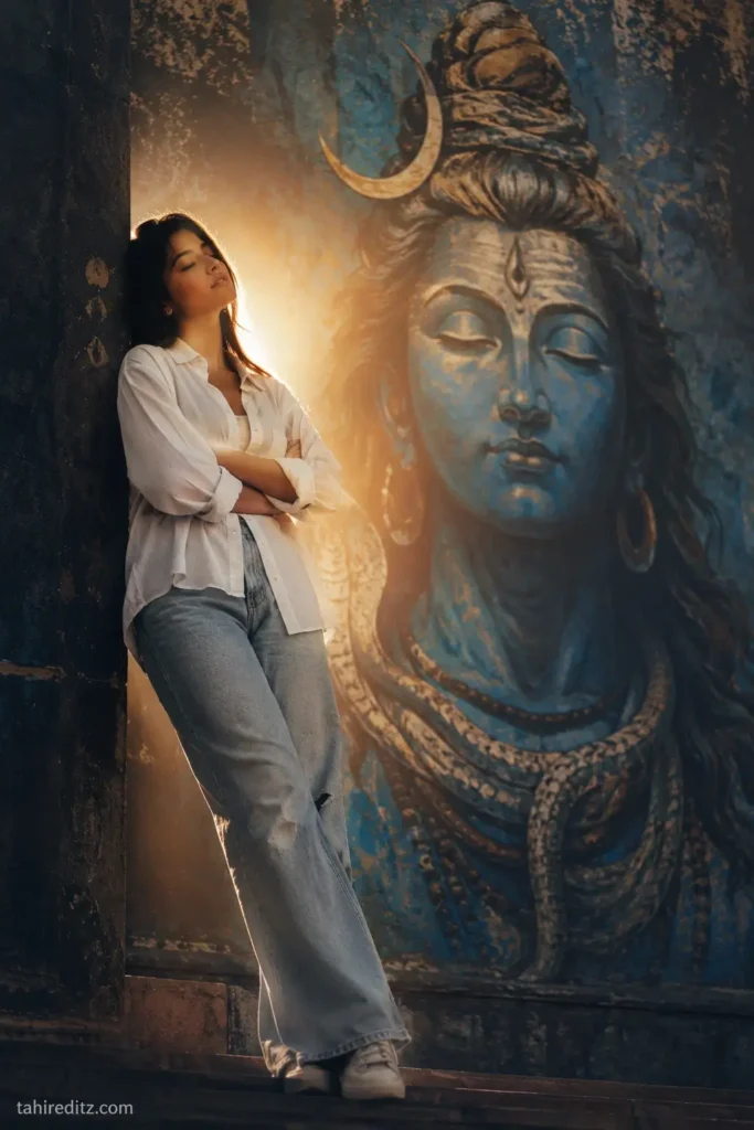 Divine Goddess Comforting Scene