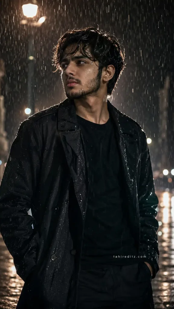 Luxury Editorial Rain Photoshoot