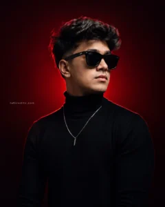 Luxury Red Celebrity Portrait Prompt