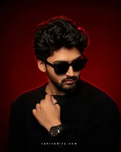 Viral Luxury Red Portrait Prompt