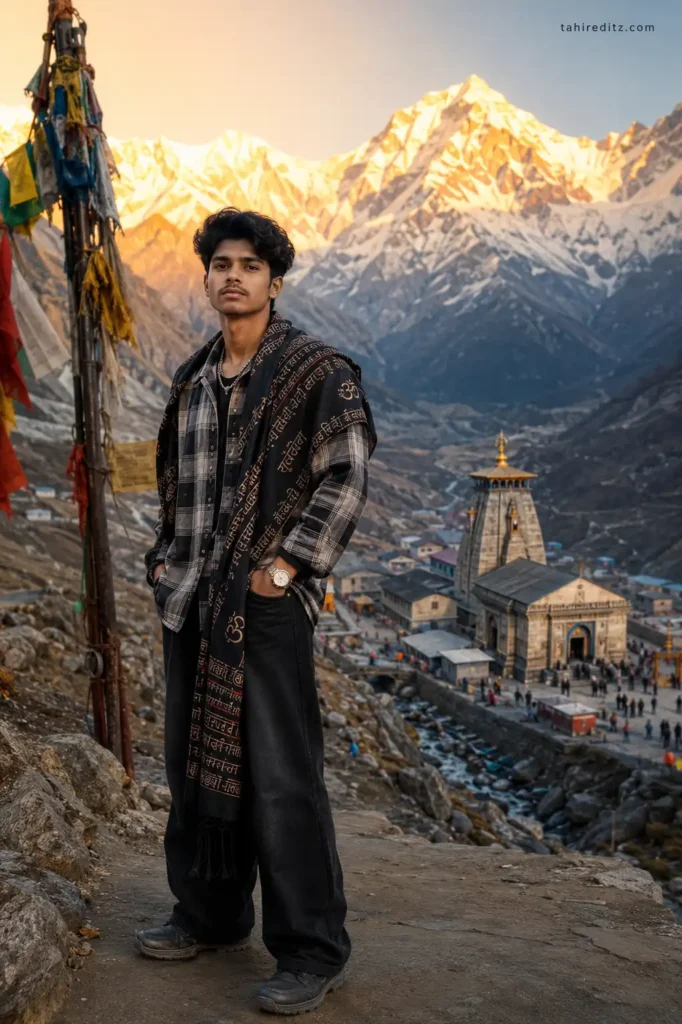 Kedarnath Sunrise Adventure Portrait