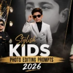 Stylish Kids Photo Editing Prompts