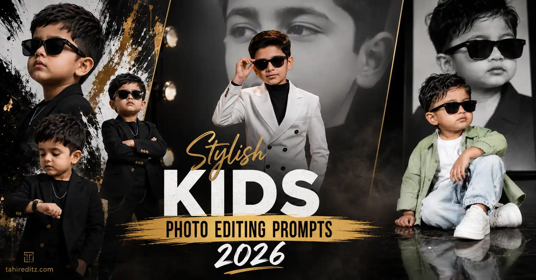 Stylish Kids Photo Editing Prompts