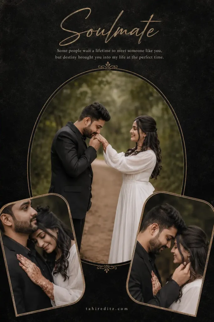 Romantic Soulmate Pre Wedding Poster