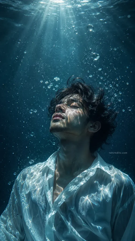 Luxury Cinematic Underwater Portrait