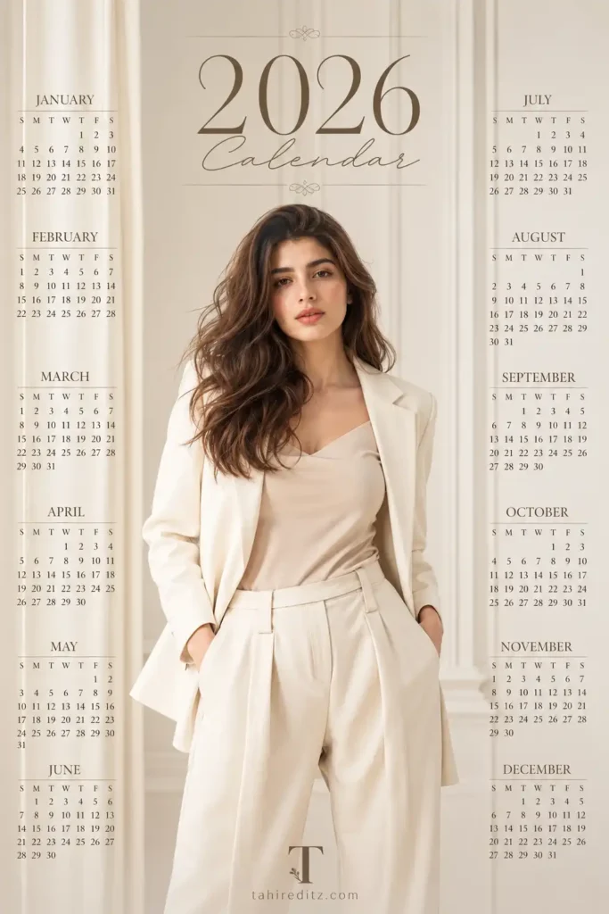 Luxury Fashion Calendar Cover