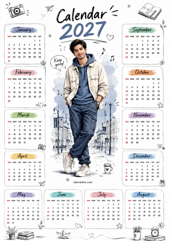 Korean Illustration Calendar 2027