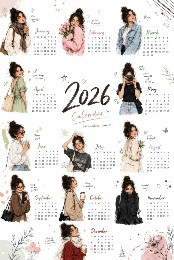 Korean Calendar Planner 2026