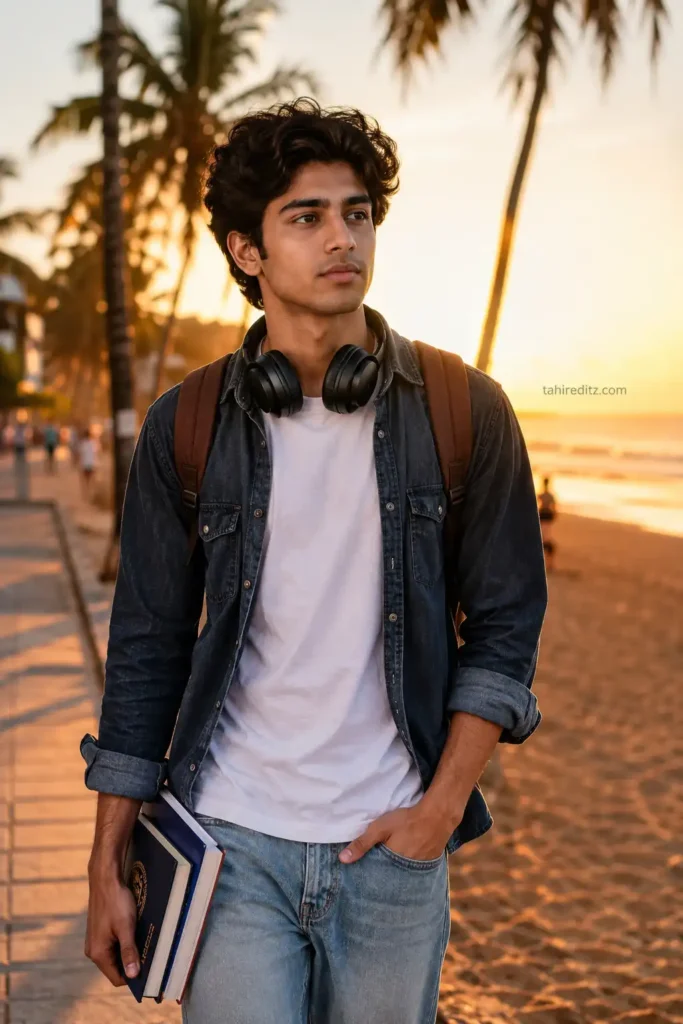 Beach Collage Graduation Portrait
