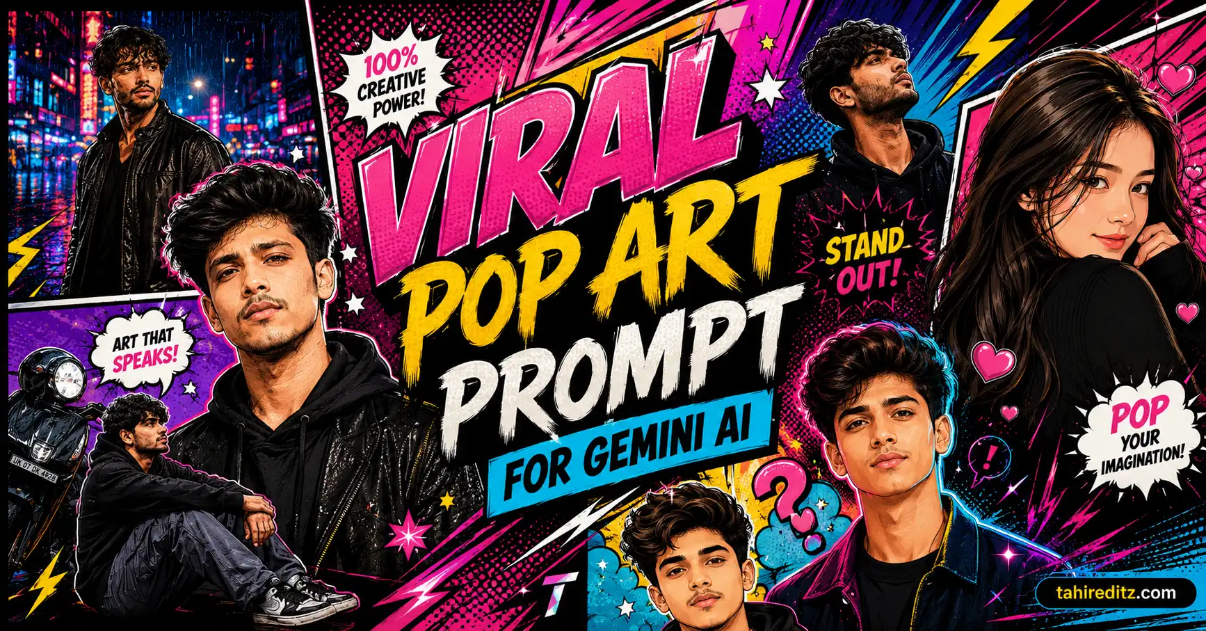 Viral Pop Art Prompt for Gemini AI and chagpt