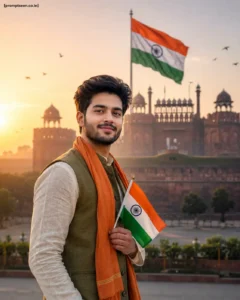 Cinematic Red Fort Independence Day Portrait